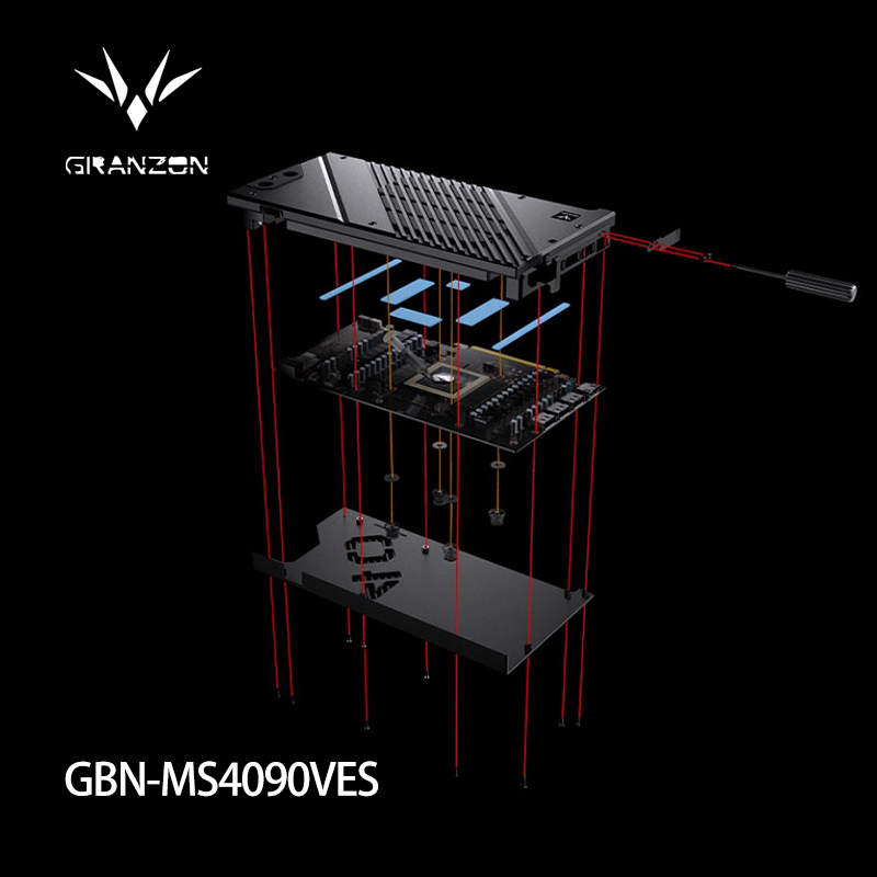 Granzon GPU كتلة المياه لـ MSI - مراجعة Rtx 4090 Water Block Full Cover وسعره