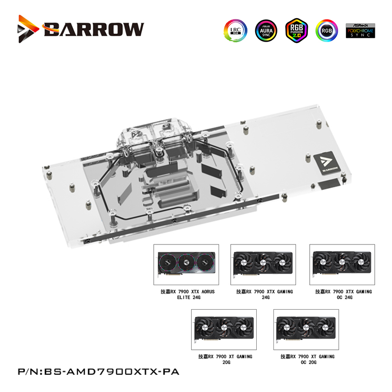 وحدة معالجة الرسومات Barrow Wa - مراجعة Rx 7900 Xt 20Gb وسعره